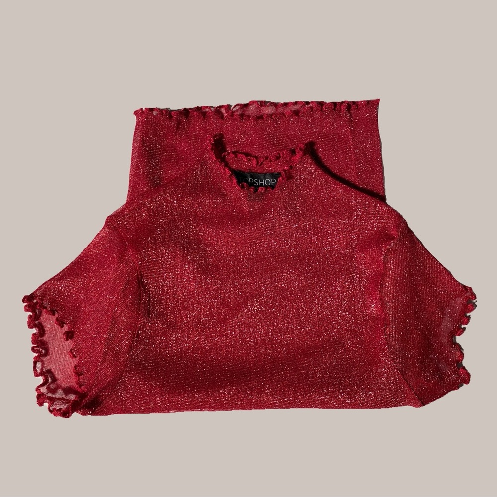 Topshop mesh top
